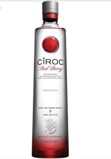 Imagem de Vodka Cîroc Red Berry 750ml - Importada da França