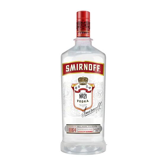 Vodka Destilada Smirnoff 1,75l