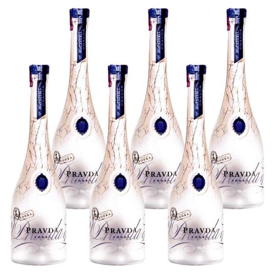 Imagem de Vodka Pravda 750ml Kit6