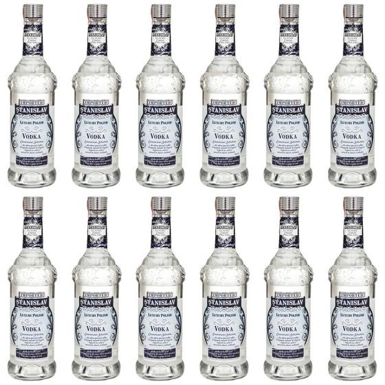 Imagem de Vodka Stanislav 750ml Kit12