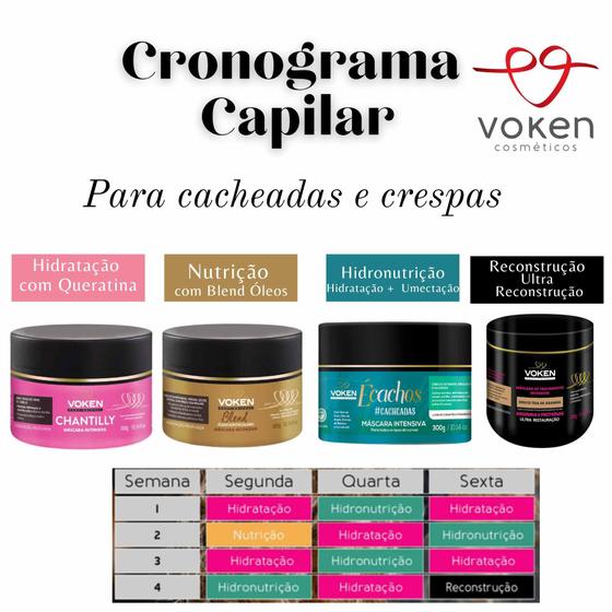 Imagem de Voken - Cronograma Capilar Para Cacheadas e Crespas
