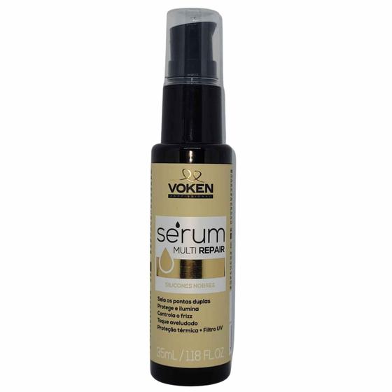 Imagem de Voken Serum Multi Repair Silicones Nobres, Proteção Térmica