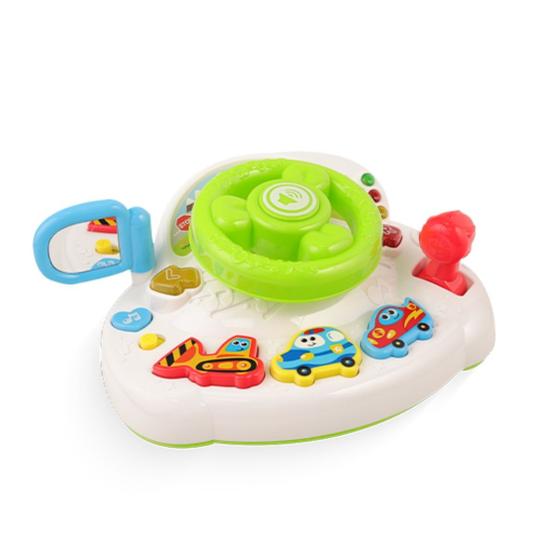 Imagem de Volante Baby Musical Infantil C/ Atividades Sons - Pica Pau