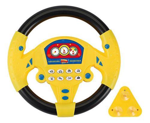 Imagem de Volante Brinquedo Interativo C/ Som de Carro 8 Botões - Zoop