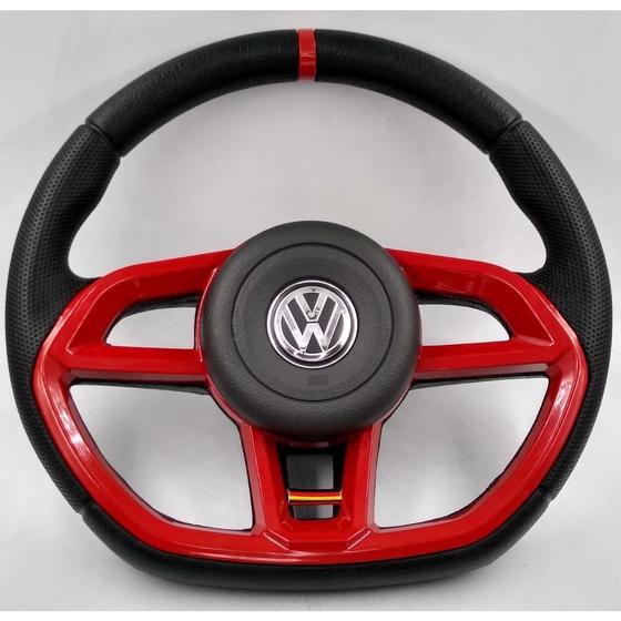 Imagem de Volante Caminhão Volkswagen Gti Vermelho Titan 18-310