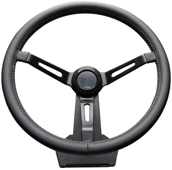 Imagem de Volante Classico Lotse Hemi Black ( Couro Preto / Haste Preta )