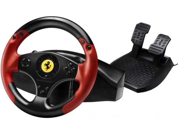 Imagem de Volante com Pedais Ferrari Racing Red Legend