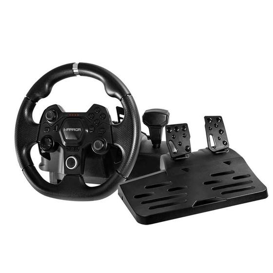 Volante De Corrida Artaxes Force FeedBack C/ Pedal Warrior ...