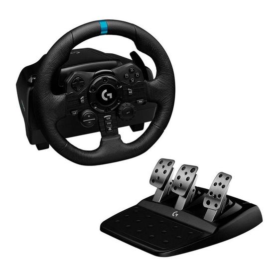 Volante de Corrida c/ pedal Logitech G923 TRUEFORCE Force Feedback PC Menor preço em Volante de Corrida c/ pedal Logitech G923 TRUEFORCE Force Feedback PC