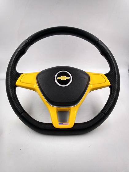 Imagem de Volante Esportivo Amarelo Vectra 2006 Até 2013 Completo