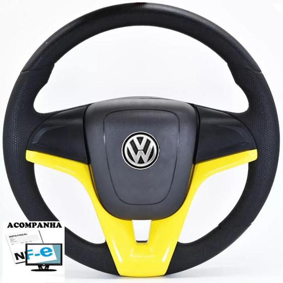 Imagem de Volante Esportivo Gol g5 g4 g3 g2 quadrado saveiro surf parati santana voyage Golf Cruze  tampa + cubo