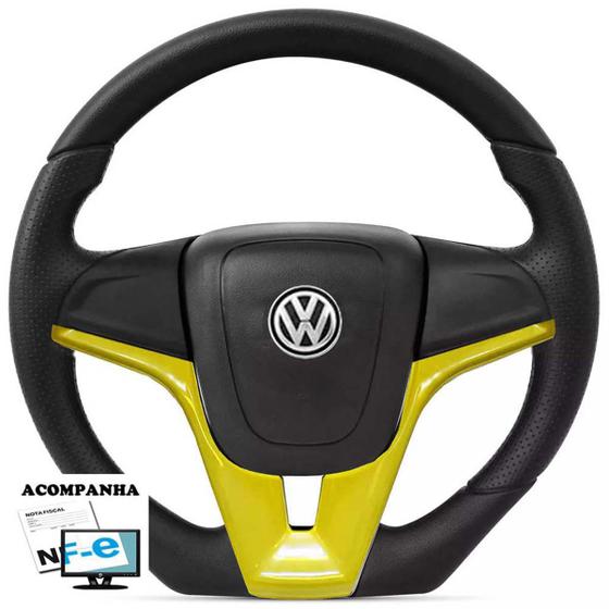 Imagem de Volante Esportivo Gol G5 Polo Novo 09-13 Novo Fox Gol G6 Voyage 08-13 S/ Airbag Camaro Cubo Vw
