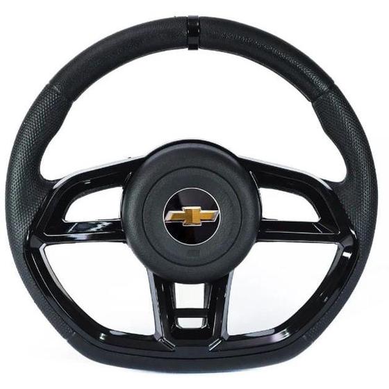 Volante Esportivo Gti Vision GM S10 / Blazer / Silverado Preto + Cubo Menor preço em Volante Esportivo Gti Vision GM S10 / Blazer / Silverado Preto + Cubo