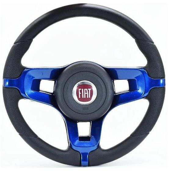 Imagem de Volante Esportivo Palio 1996 97 98 99 2000 A 2013 Azul + Cubo