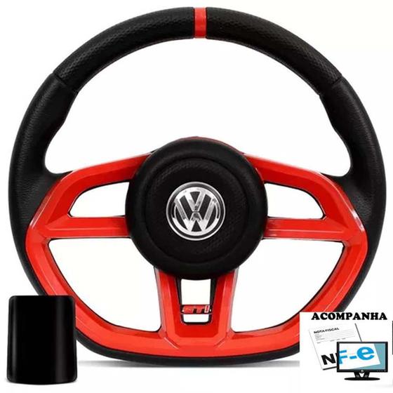 Imagem de Volante Esportivo Polo Golf Fox Voyage Gol G2 G3 G4 Santana Parati Golf Gti Vw Cubo