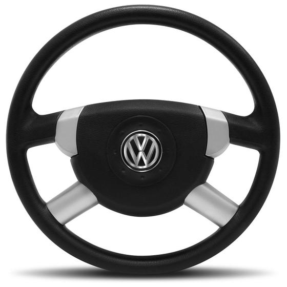 Volante Esportivo Trackfield Gol Parati Saveiro 1995 A 2014 Preto e Prata com Cubo Embutido Original Menor preço em Volante Esportivo Trackfield Gol Parati Saveiro 1995 A 2014 Preto e Prata com Cubo Embutido Original