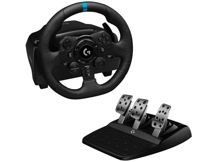 Imagem de Volante Gamer PS4 PS5 PC Logitech G - TRUEFORCE G923 com Pedal