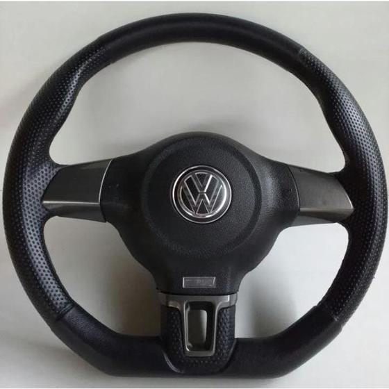 Imagem de Volante Jetta Grafite Base Reta Golf/polo/fox/g5+cubo!