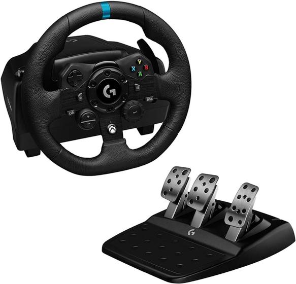 Volante Logitech G923 +pedal Para Xbox Menor preço em Volante Logitech G923 +pedal Para Xbox