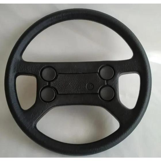 Imagem de Volante Modelo do Original Quatro Bolas (PRETO) Gol Quadrado