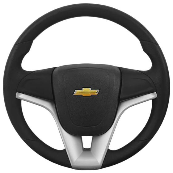 Imagem de Volante Original Astra Meriva Montana Zafira Corsa 98 a 2017 Prata Com Cubo