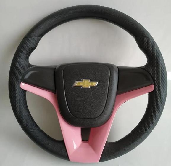 Imagem de Volante Rosa Para Astra Montana Corsa Frente Montana Meriva Zafira Com o Cubo