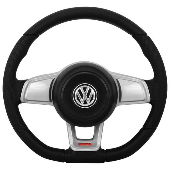 Imagem de Volante Volkswagen Gol Parati Saveiro Santana 95 a 2013 Prata