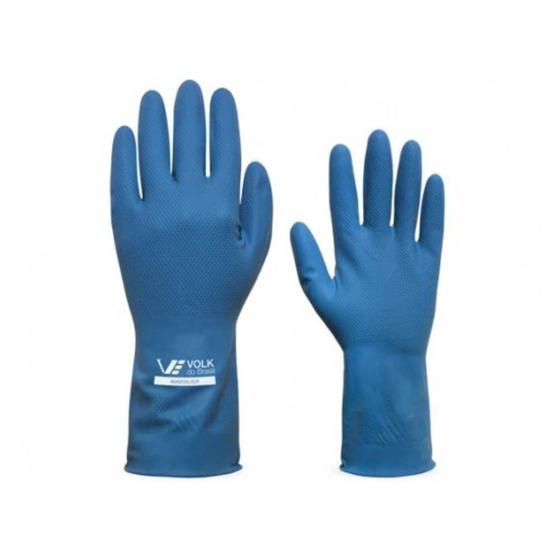 Imagem de Volk Luvas P/ Procedimentos Azul Forrada Profissional M