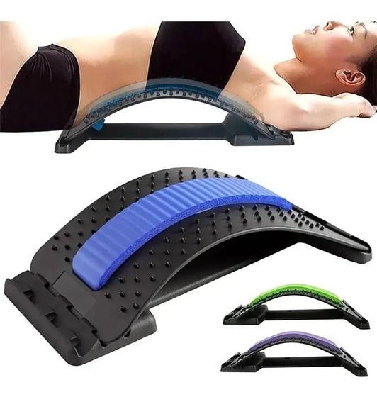 Imagem de Voltar massageador maca apoio coluna plataforma alívio da dor quiropraxia lombar alívio volta maca fitness massagem equi