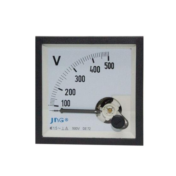 Imagem de Voltímetro Analógico 500V 72X72MM CP-T72 Jng