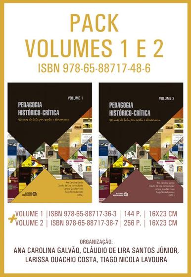 Imagem de Volumes 1 E 2 Dos Livros Pedagogia Histórico-Crítica: 40 Anos De Luta Por Escola E Democracia. - AUTORES ASSOCIADOS EDITORA