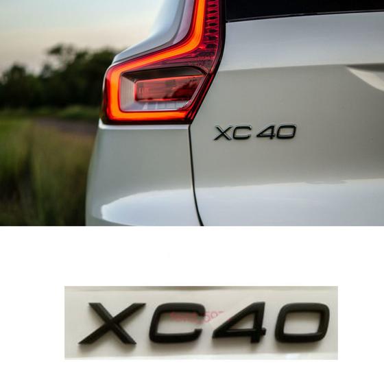 Imagem de Volvo Emblema Traseiro Tampa Mala Volvo Xc40 Xc 40 Preto