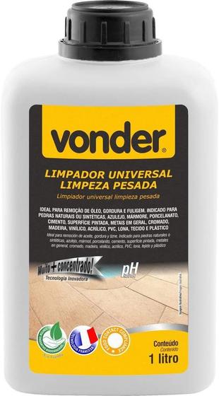 Imagem de Vonder Limpador Universal Limpeza Pesada  Ideal para pedras naturais ou sintéticas, azulejo, mármore, porcelanato