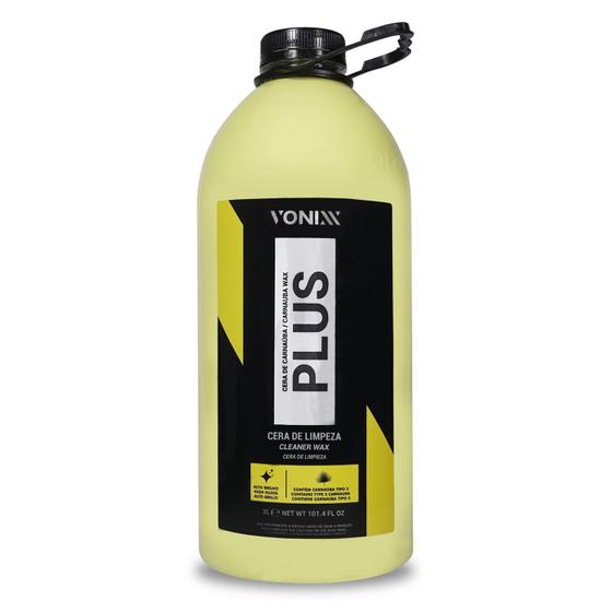 Vonixx cera carnaúba plus (3 litros) Menor preço em Vonixx cera carnaúba plus (3 litros)