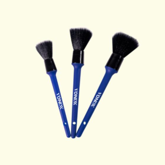 Imagem de Vonixx kit 3 pinceis detalhamento ultra macio