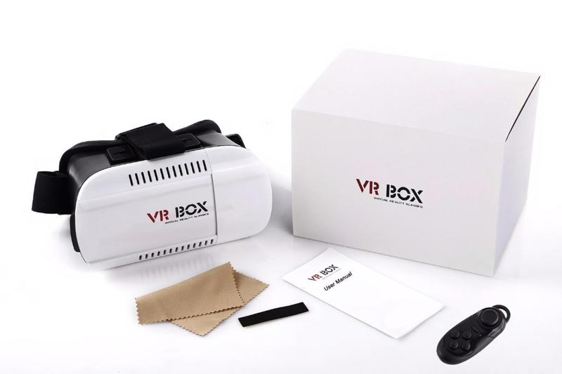 Imagem de Vr Box - Óculos de Realidade Virtual Cardboard 3D Rift + Controle para uma Experiência Inovadora e Envolvente!"