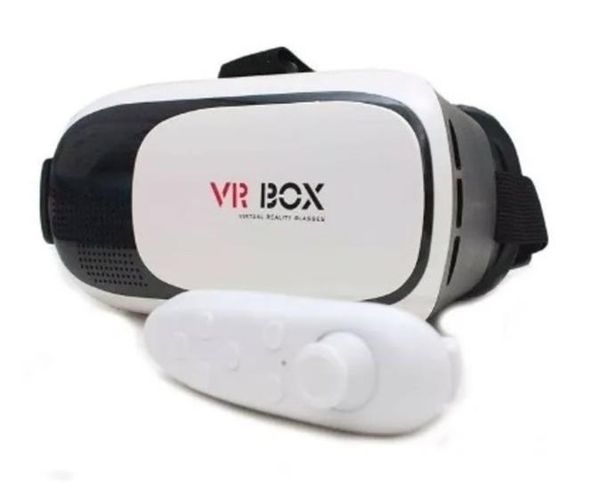 Imagem de Vr Box Oculos Realidade Virtual Cardboard 3d Rift + Controle