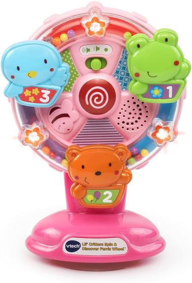 Imagem de VTech Lil' Critters Gira e Descobre Rodas Gigantes, Rosa (Exclusivo da Amazon)