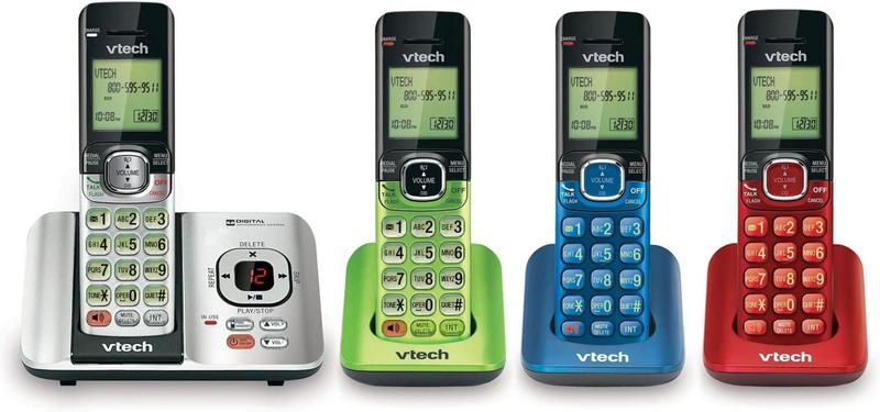 Imagem de Vtech Telefone Sem Fio Dect 6.0 4 Aparelhos/Base Colorido