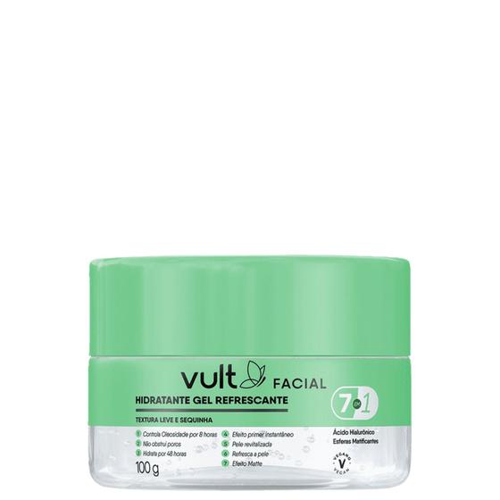 Imagem de Vult Gel Hidratante Refrescante Facial 7 em 1 100g 