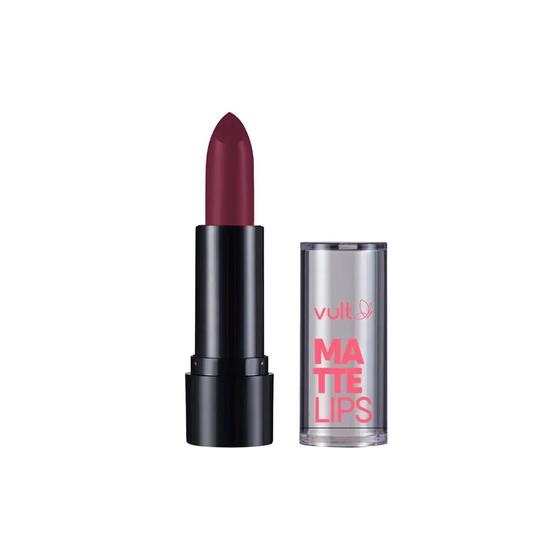 Imagem de Vult Hidra Lips 10 Uva Batom Cremoso Matte 3,8g