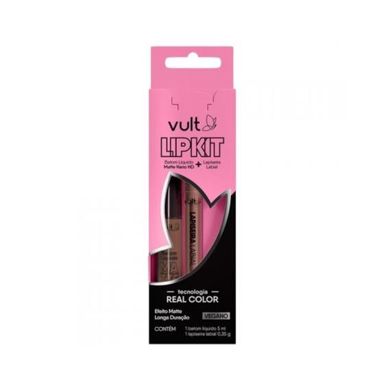 Imagem de Vult Lip Kit Batom Nano+Lapiseira Bronze