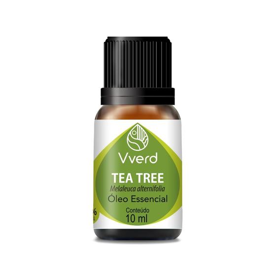 Imagem de Vverd Óleo Essencial de Melaleuca 10ml Antisséptico Natural e Aromaterapia