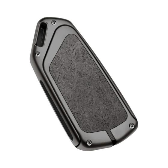 Imagem de VW Volkswagen Golf 8 Mk8 Octavia 3 Botões Smart Keyless Control Shell Car Metal Key Case Cover