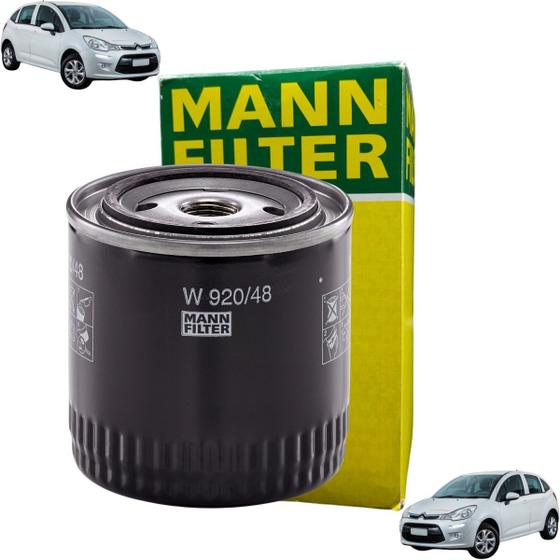 Imagem de W920/48 - Filtro De Óleo - A4 1997 A 2006 / A6 1998 A 2006 / Allroad 2000 A 2005 / Aircross 2010 A 2024 / Berlingo 2005 A 2007 / C3 2003 A 2016 / Free