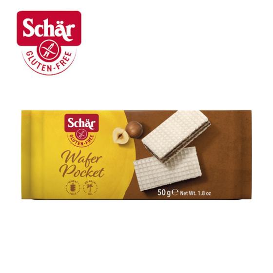 Imagem de Wafer recheado com creme de avelã wafer pocket Dr. Schar 50g