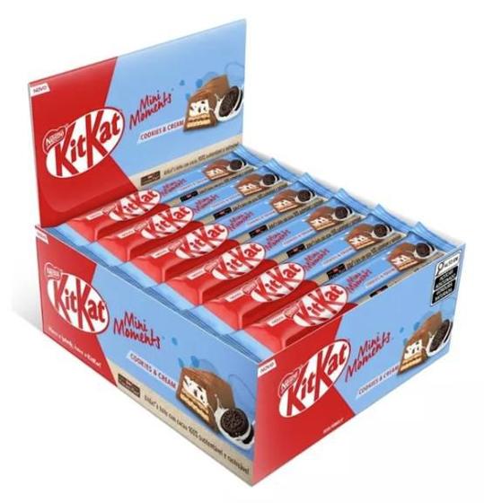 Imagem de Wafer Recheado Kitkat Cookies e Cream - Display 830,9G