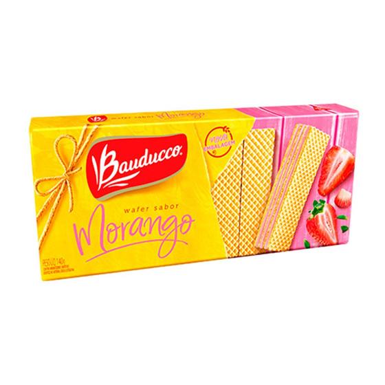 Imagem de Wafer Sabor Morango  Bauducco 140g