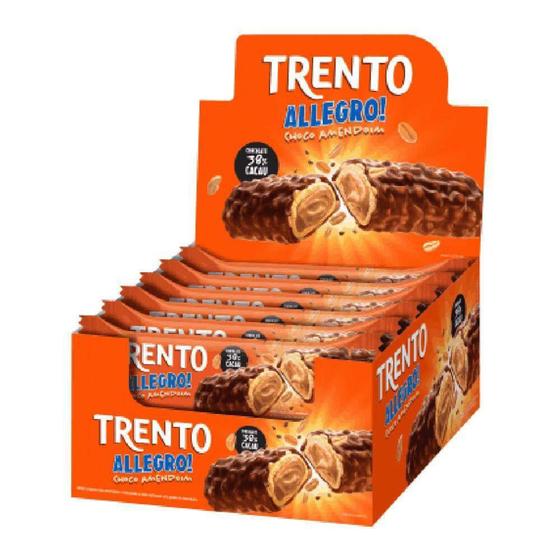 Wafer Trento Allegro - Chocolate com Amendoim - Peccin Menor preço em Wafer Trento Allegro - Chocolate com Amendoim - Peccin