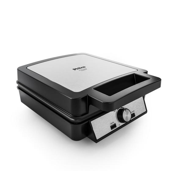 Waffle Maker Philco 5 Temperaturas 4 Waffles PWM04A Imagem de Waffle Maker Philco 5 Temperaturas 4 Waffles PWM04A